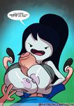  2017 adventure_time areola big_breasts big_penis breasts cartoon_network duo english_text erect_nipples erection female finn_the_human huge_breasts huge_penis human male mammal marceline monster_girl_(genre) nipples not_furry penis phazyn text vampire 