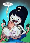  2017 adventure_time areola big_breasts big_penis breasts cartoon_network cum cum_on_breasts cum_on_face cumshot duo ejaculation english_text erect_nipples erection female finn_the_human huge_breasts huge_penis human male mammal marceline messy monster_girl_(genre) nipples not_furry orgasm penis phazyn text vampire 