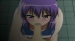  1girl animated animated_gif blush censored cum cum_in_face facial fellatio fujino_shion hatsu_inu oral penis 