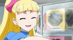  akiba's_trip_the_animation akihabara_(tokyo) animated animated_gif arisa_ahokainen breasts cleavage cosplay denkigai_tamotsu large_breasts 