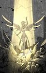  1girl female mercy overwatch solo 