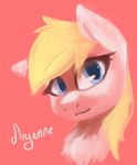  aryanne cowamari(artist) earthpony fan_character female happy invalid_tag portrait smile 