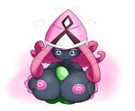  &lt;3 big_breasts breasts cactuscacti female huge_breasts nintendo nipples penis pok&eacute;mon sex simple_background tapu_lele titfuck video_games 