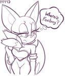  bat big_breasts breasts camel-toe canine fox hiding mammal marthedog miles_prower multi_tail rouge_the_bat sonic_(series) tears wings 