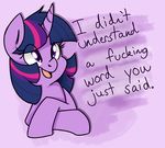 english_text equine female friendship_is_magic horn mammal my_little_pony purple_eyes solo text themodpony twilight_sparkle_(mlp) unicorn 