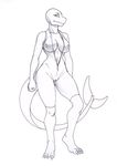  anthro autumm_airwave camel_toe cetacean clothing female looking_at_viewer mammal marine monochrome nipple_bulge orca pussy smile solo standing swimsuit tight_clothing whale wide_hips 