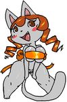  animal_crossing anthro breasts felicity_(animal_crossing) feline female mammal nintendo nipples pussy roy_mccloud simple_background video_games white_background 