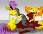  annoyed bet canine delphox duo eeveelution english_text erebus fan_character feet feral foot_fetish foot_lick fur grumpy humiliation invalid_tag jolteon ky- licking male male/male mammal nintendo paws pok&eacute;mon punishment raimund simple_background text toes tongue tongue_out video_games 