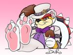  2017 3_toes benji-fox bow_tie bowser bracelet cane cat clothing feline foot_fetish foot_focus fur hat jewelry koopa looking_at_viewer male mammal mario_bros meowser nintendo overweight pawpads paws plantigrade scalie shell solo spiked_bracelet spikes suit toes video_games 