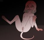  4_toes anus bedside_marlen blonde_hair chimera creepypasta empty_eyes female hair hybrid invalid_tag long_hair monster nipples pale_skin pointy_teeth poko presenting pussy simple_background solo toes white_hair 