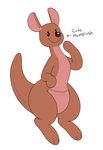  acstlu animate_inanimate disney eyelashes female feral kanga kangaroo mammal marsupial mature_female plushie pouch_(anatomy) seams simple_background solo thick_tail white_background winnie_the_pooh_(franchise) 