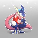  2016 archimedes beverage coffee cubow cute fan_character greninja male nintendo pok&eacute;mon pullover toony video_games 