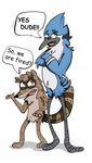  avian cartoon_network mammal mordecai_(regular_show) nevan_vedie regular_show rigby_(regular_show) 