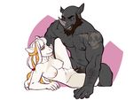  anthro breasts duo erection faint female male male/female mammal muscular nipples penetration pussy rhinoceros sex smile vaginal vaginal_penetration 