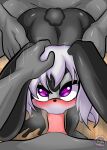 &lt;3 &lt;3_eyes absurd_res anthro black_body black_fur butt butt_grab eyeshadow fan_character fellatio female first_person_view fur genitals group hair half-closed_eyes hand_on_butt head_grab hi_res lagomorph lau_the_rabbit leporid long_ears looking_at_viewer makeup male male/female mammal narrowed_eyes oral oral_penetration penetration penile penis pink_penis pov_blowjob purple_eyes rabbit scut_tail sega sex short_tail sirjzau sonic_the_hedgehog_(series) tail trio unknown_species white_hair