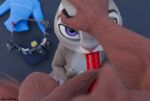 anthro deep_throat disney duo exhibitionism female judy_hopps male male/female nocturnalfuzz nude oral sergal zootopia