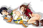  aeris_gainsborough final_fantasy_vii tagme therealshadman yuffie_kisaragi 