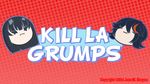  face game_grumps jontaigus kill_la_kill kiryuuin_satsuki logo logo_parody matoi_ryuuko parody thick_eyebrows watermark 