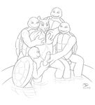  anthro balls bath bathing conditional_dnp donatello_(tmnt) erection father father_and_son flaccid humanoid_penis incest leonardo_(tmnt) male male/male mammal michelangelo_(tmnt) monochrome moodyferret nude parent penis raphael_(tmnt) rat reptile rodent scalie semi_incest smile son splinter teenage_mutant_ninja_turtles turtle 