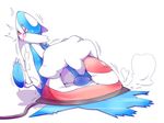  blush dragon flattening iron konasi latios legendary_pok&eacute;mon nintendo pok&eacute;mon pok&eacute;mon_amie scalie squeezing sweat video_games 