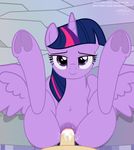  2017 bestiality cum cum_in_pussy cum_inside equine feathered_wings feathers female feral friendship_is_magic fur hair horn human human_on_feral humanoid_penis interspecies looking_at_viewer lying male male/female mammal multicolored_hair my_little_pony on_back penetration penis purple_eyes purple_feathers purple_fur purple_hair pussy sex shutterflyeqd solo twilight_sparkle_(mlp) vaginal vaginal_penetration winged_unicorn wings 
