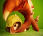 777bronzestar anthro anthro_focus dota female female_focus hoodwink_(dota) mammal rodent sciurid seductive size_difference smaller_anthro smaller_female solo_focus spread_legs spreading tail tree_squirrel