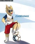  canine football_(disambiguation) isohak mammal soccer sport visor wolf zabivaka 