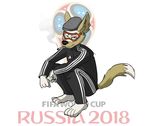  alcohol anthro ball beverage blue_eyes canine cigarette clothed clothing digital_media_(artwork) eyewear fifa fur goggles gopnik male mammal mascot russia russian smoking sport tracksuit wolf yellowdog zabivaka 