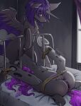 arthropod bdsm bed bed_bondage bondage bound bound_to_bed changeling crotch_breasts dominant dominant_feral dominant_male duo equid equine fellatio female feral friendship_is_magic furniture genitals hasbro hi_res hooves horn lunarlacepony male male/female mammal midnight_moonbeam_(lunarlacepony) my_little_pony oral penile pussy restraints rope rope_bondage sex silky_moth submissive submissive_female submissive_feral underhoof winged_unicorn wings