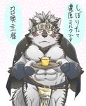  canine horkeukamui male mammal muscular muscular_male solo tokyo_afterschool_summoners wolf 
