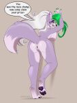 anthro breasts canid canine canis closed_smile dark_nipples ear_piercing ear_ring female five_nights_at_freddy&#039;s five_nights_at_freddy&#039;s:_security_breach fur genitals green_hair hair hi_res long_hair long_tail mammal mouth_closed nipples piercing pink_body pink_fur pussy ring_piercing roxanne_wolf_(fnaf) scottgames sequins smile solo steel_wool_studios tail volodyanocturne white_hair wolf yellow_eyes