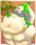 abdominal_bulge absurd_res belly burping digestion generation_5_pokemon hi_res invalid_tag mass_vore melty_digestion nintendo oral_vore organs overweight pokemon pokemon_(species) post_vore_weight_gain snivy stomach vore weight_gain