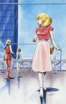  char_aznable emma_sheen gundam highres kitazume_hiroyuki official_art quattro_vageena sayla_mass traditional_media watercolor_(medium) zeta_gundam 