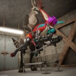 1:1 3d_(artwork) 4k absurd_res all_fours anal anal_penetration animal_genitalia animal_penis anthro anthro_on_anthro anthro_penetrated anthro_penetrating anthro_penetrating_anthro arms_tied armwear artsybin ball_gag balls basement bdsm bdsm_gear bdsm_outfit big_dom_small_sub biped blender_(software) blender_cycles blue_body blue_fur bodily_fluids bondage bondage_furniture bound breeding_mount breeding_slave breeding_stand brown_body brown_fur canadien canid canine canine_genitalia canine_penis claws clothing cuffs_(clothing) cum cum_drip cum_dripping_from_penis cum_in_ass cum_inside cum_on_knot cum_on_penis cumshot depth_of_field digital_media_(artwork) dominant dominant_male dragonplayer dripping dungeon duo ejaculation erection fox fur furniture gag gagged genital_fluids genitals gloves hair hands_on_hips handwear hi_res inside kneeling kneeling_sex knot larger_male latex latex_armwear latex_clothing latex_gloves latex_handware latex_handwear latex_legwear latex_thigh_highs legs_tied legs_up legwear male male/male male_penetrated male_penetrating male_penetrating_male mammal multicolored_body open_mouth orgasm penetration penile penile_penetration penis penis_in_ass pink_penis red_body red_fur reflection restraints rexouium saint_andrew&#039;s_cross sex size_difference slim slim_anthro slim_male slim_sub smile submissive submissive_male tail teeth thigh_highs white_body white_fur