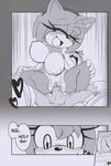  &lt;3 absurd_res amy_rose anthro areola armpits balls big_breasts breasts canine comic english_text erect_nipples erection female fox hedgehog hi_res male male/female mammal michiyoshi miles_prower monochrome nipples penetration penis pussy sex sonic_(series) text uncensored vaginal vaginal_penetration 