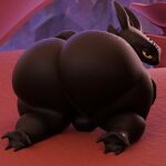 balls big_butt butt darkspite dragon dreamworks european_mythology genitals hi_res how_to_train_your_dragon huge_butt looking_back male mythological_creature mythological_scalie mythology night_fury presenting scalie solo thick_thighs toothless western_dragon