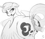  2017 anatomically_correct anatomically_correct_pussy animal_genitalia animal_pussy anus blush butt cutie_mark disembodied_penis dock duo equine equine_pussy eyelashes feathered_wings feathers female feral friendship_is_magic hair half-closed_eyes hi_res horn looking_back male mammal my_little_pony open_mouth penetration penis princess_luna_(mlp) pussy selenophile solo_focus vaginal vaginal_penetration vein winged_unicorn wings 