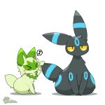 &gt;.&lt; 1:1 ambiguous_gender animated black_body black_ears black_fur black_tail blue_body blue_ears blue_fur blue_markings blue_stripes blue_tail blush bubble_speech ear_markings eeveelution eyes_closed facial_markings forehead_markings fur generation_2_pokemon generation_9_pokemon green_body green_fur half-closed_eyes head_markings markings motion_lines multicolored_body multicolored_ears multicolored_fur multicolored_tail musical_note narrowed_eyes nintendo playing_with_tail pokemon pokemon_(species) pupils shiny_pokemon short_playtime simple_background sprigatito stripes tail tail_markings tail_motion tailwag tontaro tuft umbreon white_background yellow_eyes