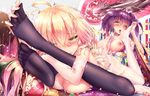  ahegao ahoge areola_slip areolae bare_shoulders between_breasts black_legwear blonde_hair blush breasts censored_revision cervix cleavage collar cross-section cum cum_in_pussy dk.senie drooling ejaculation elbow_gloves feet foot_licking foot_worship fucked_silly futa_with_female futanari gloves hair_ornament hairclip heterochromia highres internal_cumshot japanese_clothes jewelry large_breasts licking long_hair lying lying_on_person md5_mismatch multiple_girls no_shoes on_stomach one_eye_closed open_mouth orgasm original pantyhose penis pillow purple_hair ring rolling_eyes saliva sex short_hair soles tears tongue tongue_out trembling underwear uterus vaginal white_legwear yellow_eyes 
