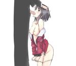  1girl bound copyright_request cum fellatio rape ryougi_shiki tagme 