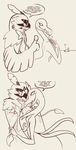  anthro avian beak behindtg bird clefairy comic decidueye dialogue duo english_text fairy feathered_wings feathers female flirting flora_fauna lizard male nintendo open_mouth owl plant pok&eacute;mon pseudo_clothing reptile salazzle scalie simple_background smile suggestive sweat sweatdrop tamarinfrog teasing text video_games webcomic wings 