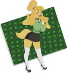 2023 absurd_res alpha_channel animal_crossing anthro bear canid canine canis digital_media_(artwork) domestic_dog female hi_res isabelle_(animal_crossing) mammal nintendo portrait shiba_inu solo spitz whatpanda