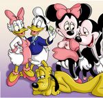  daisy_duck disney donald_duck mickey_mouse minnie_mouse pluto 