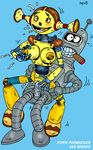  bender_bending_rodriguez crossover futurama nev piper_pinwheeler robots 