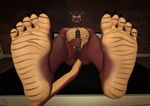  3d_(artwork) 5_toes anthro claws digital_media_(artwork) dragon feet foot_focus hindpaw humanoid_feet male mastersounds masturbation nipples paws penis scalie soles solo source_filmmaker toe_claws toes ty_(zp92) yellow_eyes 