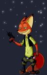  2016 anthro canine clothed clothing disney duo fox fur male mammal nekr0ns nick_wilde zootopia 