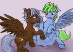  belly blush cobanay digestion equine male male/male mammal pegasus stomach_noise vore wings 