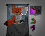  after_sex anthro arctic_fox bed cal-223 canine disney duo embrace eyes_closed female fox half-closed_eyes male mammal monochrome nick_wilde nope-223 nude skye_(zootopia) sleeping zootopia 