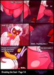  animal_genitalia armor clothing comic dark_meta_knight duo english_text erection eyes_closed feathered_wings feathers fellatio galacta_knight gloves hi_res horn kirby_(series) male male/male mask membranous_wings nintendo not_furry oral penis pink_skin precum saliva sex squint swearing text vibrantechoes video_games waddling_head wings yellow_eyes 
