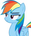  cyanlightning_(artist) equine feathered_wings feathers female feral friendship_is_magic hair mammal multicolored_hair my_little_pony pegasus rainbow_dash_(mlp) rainbow_hair smile solo wings 